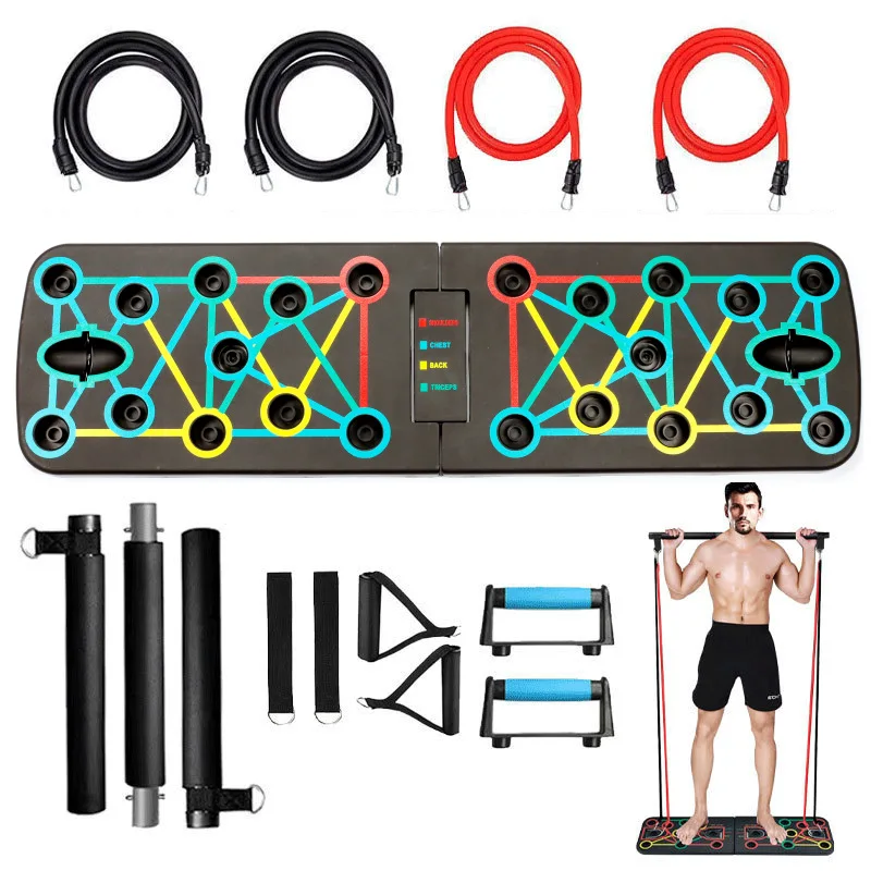 Push Up Board Foldable Multi Function - Складная многофункциональная доска для отжиманий, тренажер