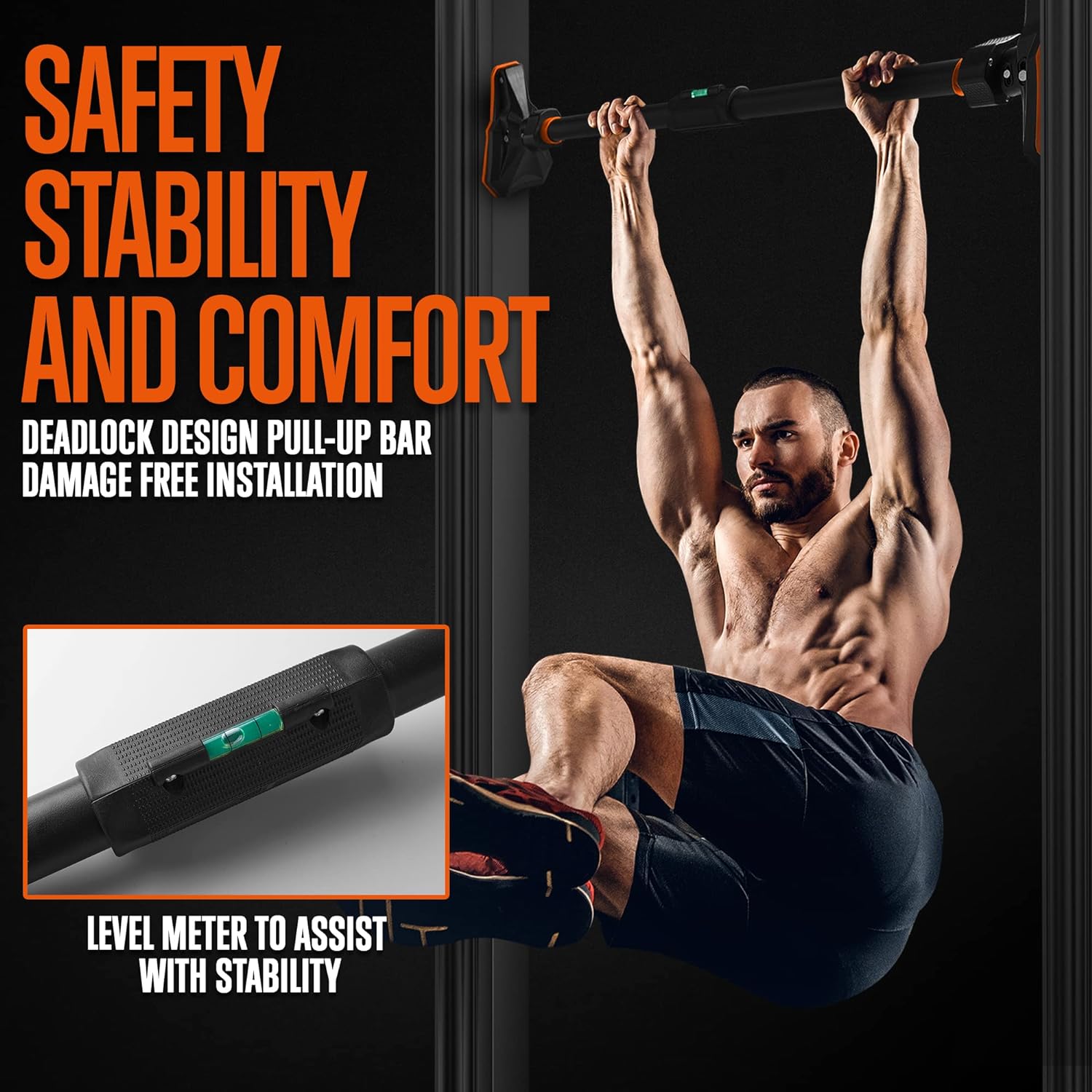 Door Pull Up Bar No Screw - Турник для дверного проема без креплений,