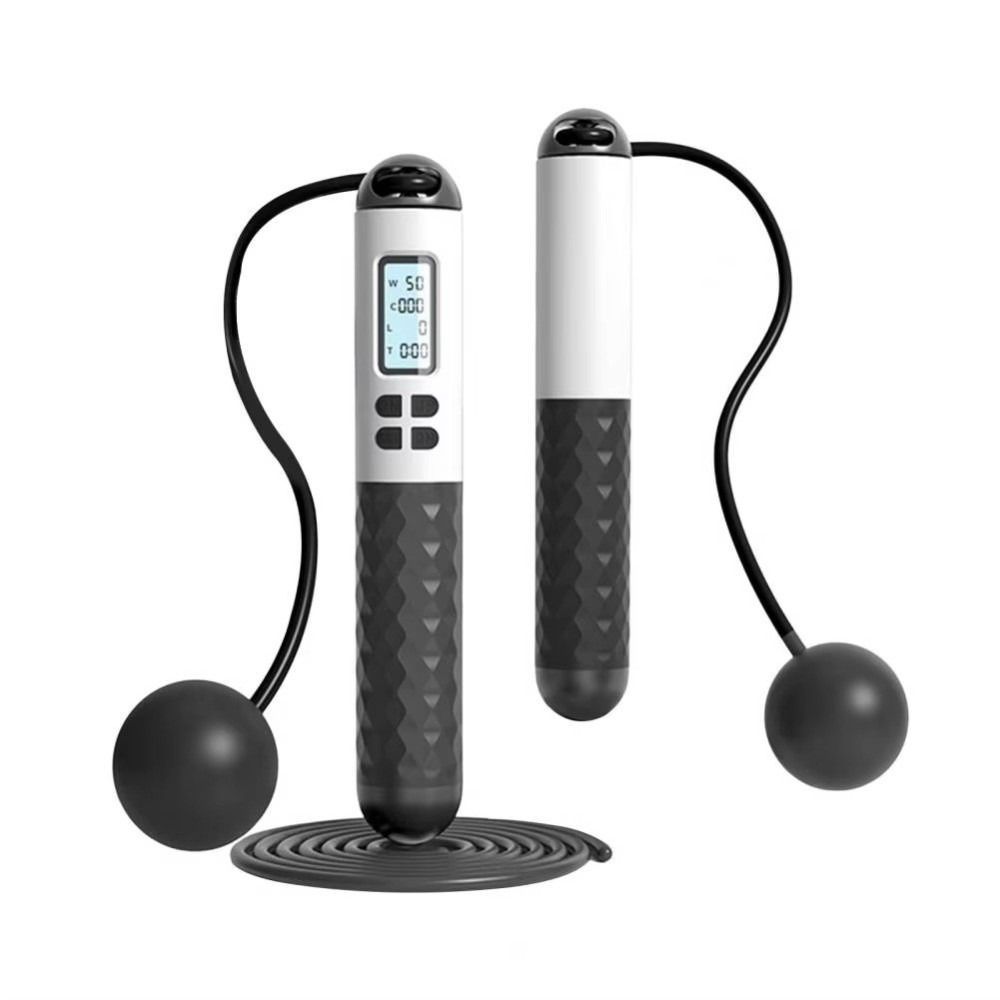 Smart Jump Rope Digital Counter - Беспроводная скакалка без веревки, противоскользящая скакалка