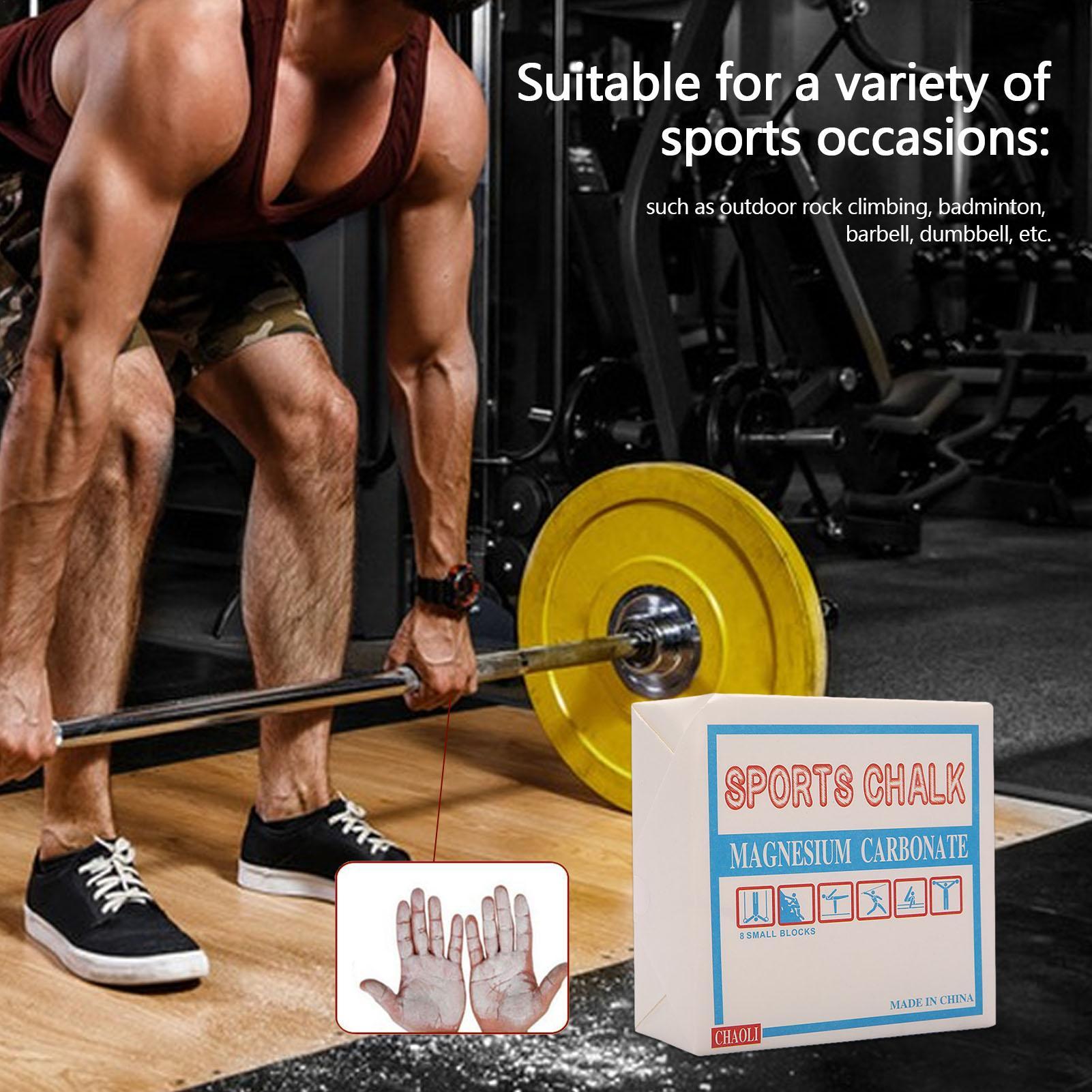 Gym Chalk Block Grip - Антискользящий магнезиальный блок для спортзала, влагостойкий