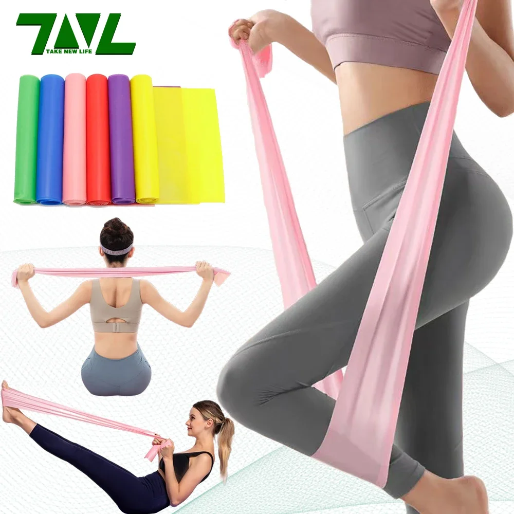 Pilates Bar Kit With Resistance Bands - Эластичная резиновая лента для йоги и