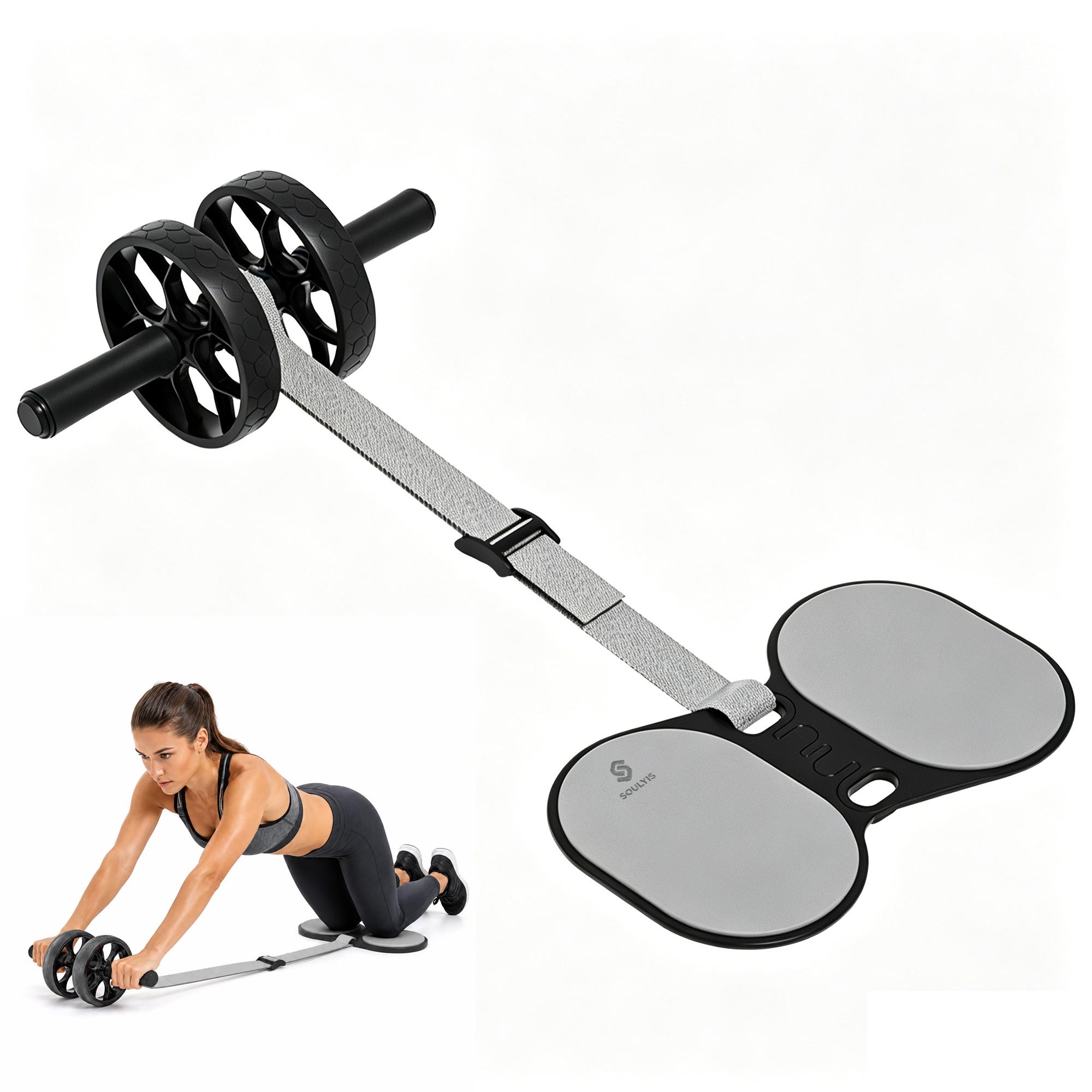 Ab Roller Wheel With Elbow Support - Двухколесный ролик для пресса с опорой