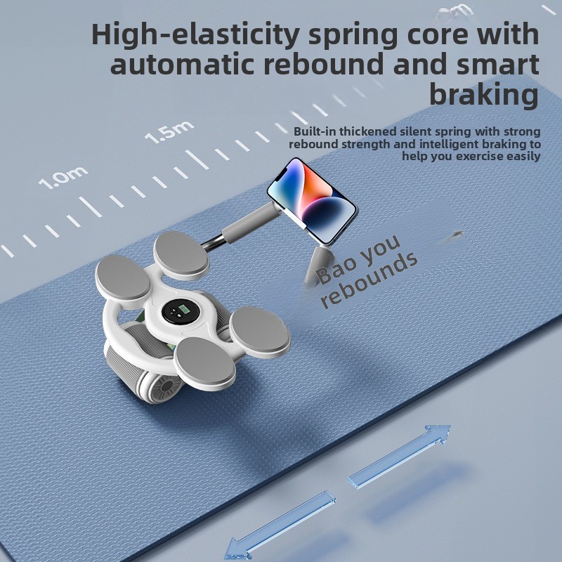 Ab Roller Wheel With Elbow Support - Портативный тренажер для пресса, автоматический ролик