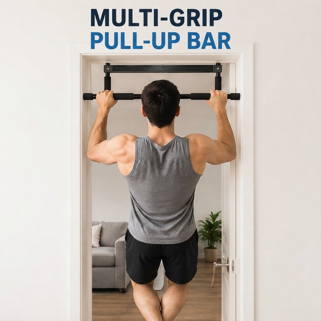 Door Pull Up Bar No Screw - Многофункциональный турник для дверного проема, безвинтовой