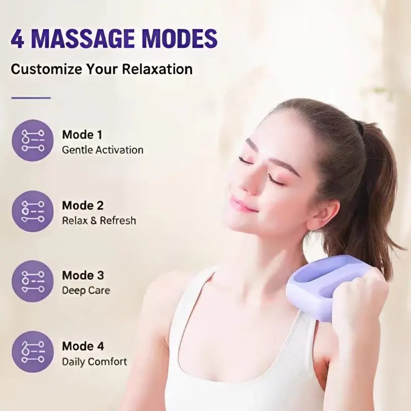 Перезаряжаемый массажер для фа – обзор и цена Electric Massage Gun Deep Tissue