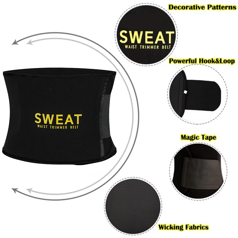 2 шт. женских поясов для корре – обзор и цена Sweat Waist Trainer Belt Neoprene