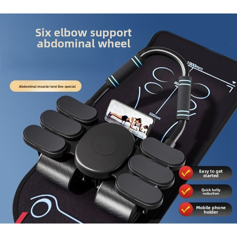 Тренажер для пресса с четырьмя – обзор и цена Ab Roller Wheel With Elbow Support