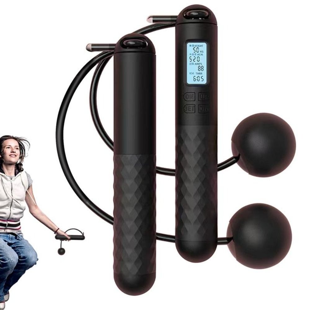 Портативная беспроводная скака – обзор и цена Smart Jump Rope Digital Counter