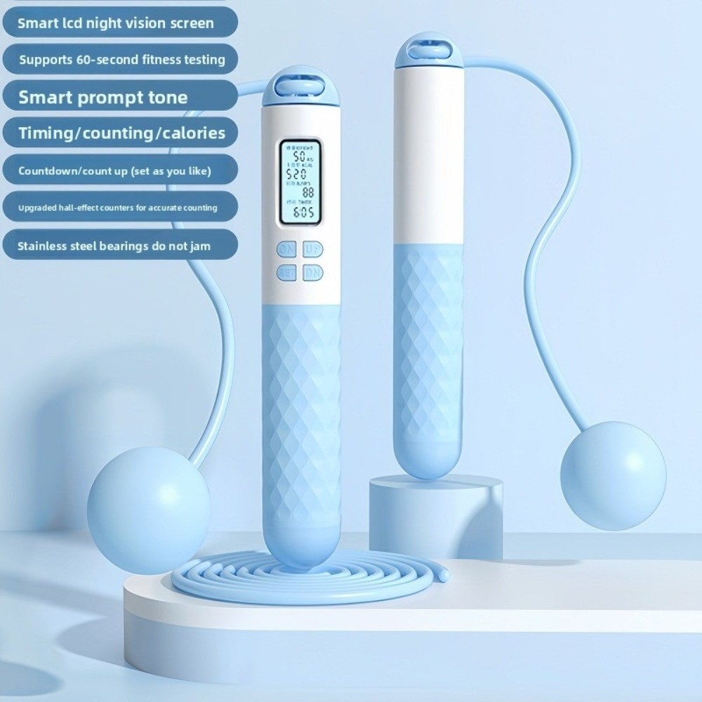 Беспроводная скакалка с счетчи – обзор и цена Smart Jump Rope Digital Counter