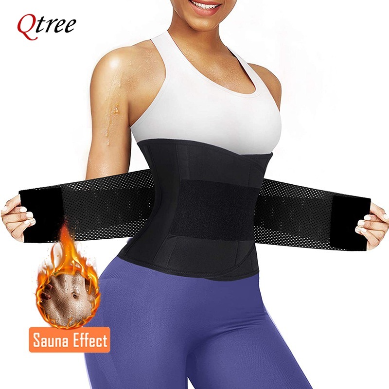 Qtree Горячий неопреновый пояс – обзор и цена Sweat Waist Trainer Belt Neoprene