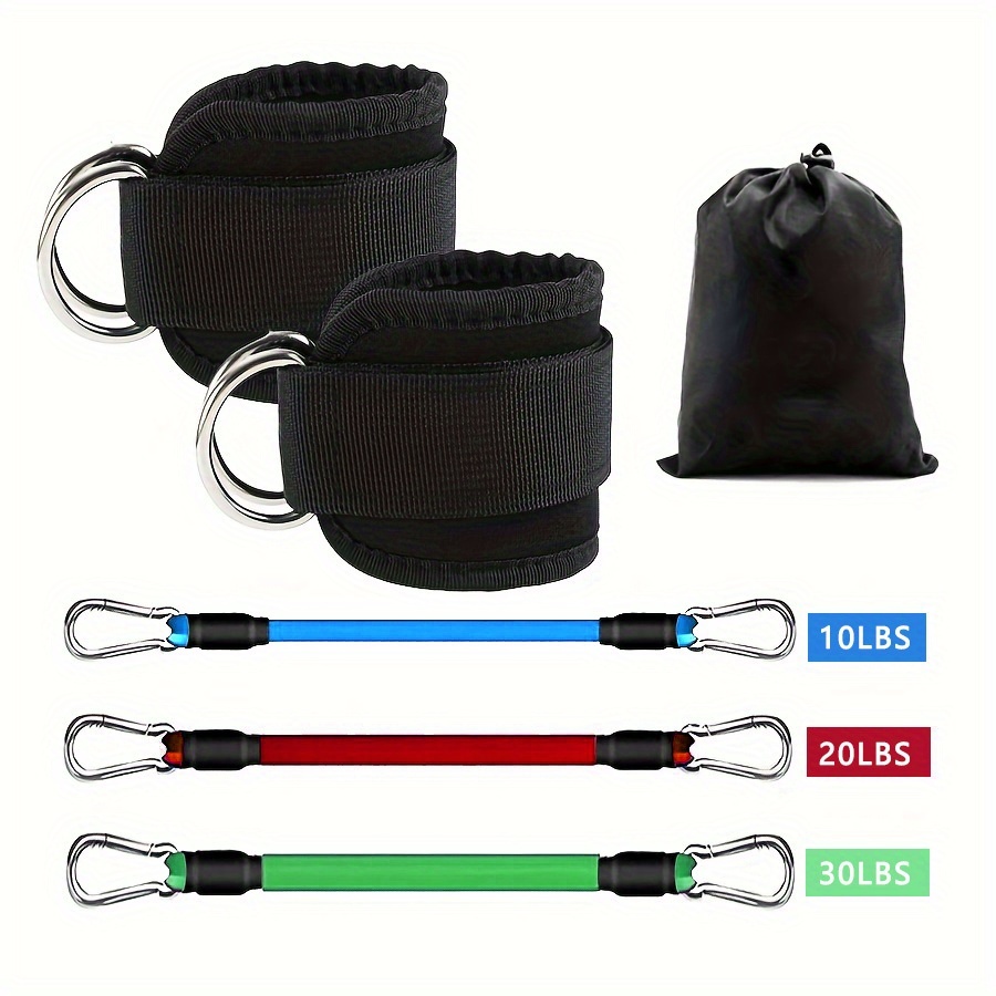 5 шт. эспандеры для лодыжки, э – обзор и цена Pilates Bar Kit With Resistance Bands