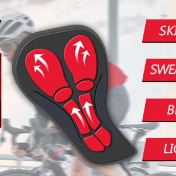 Велосипедные шорты Дыхающая се – обзор и цена Padded Cycling Shorts 5D Gel