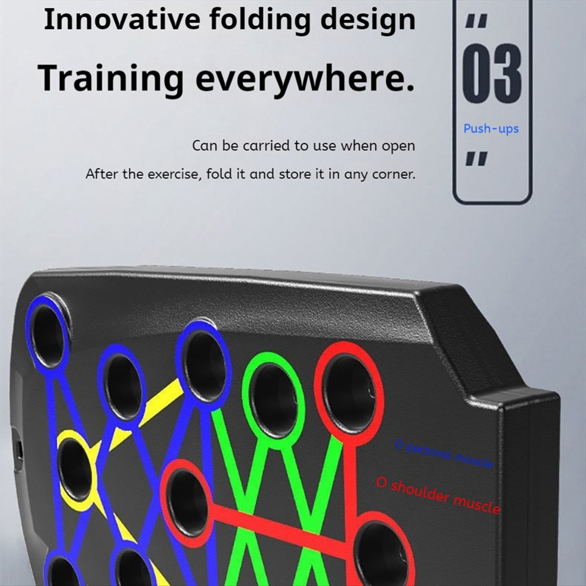 Портативная складная доска для – обзор и цена Push Up Board Foldable Multi Function