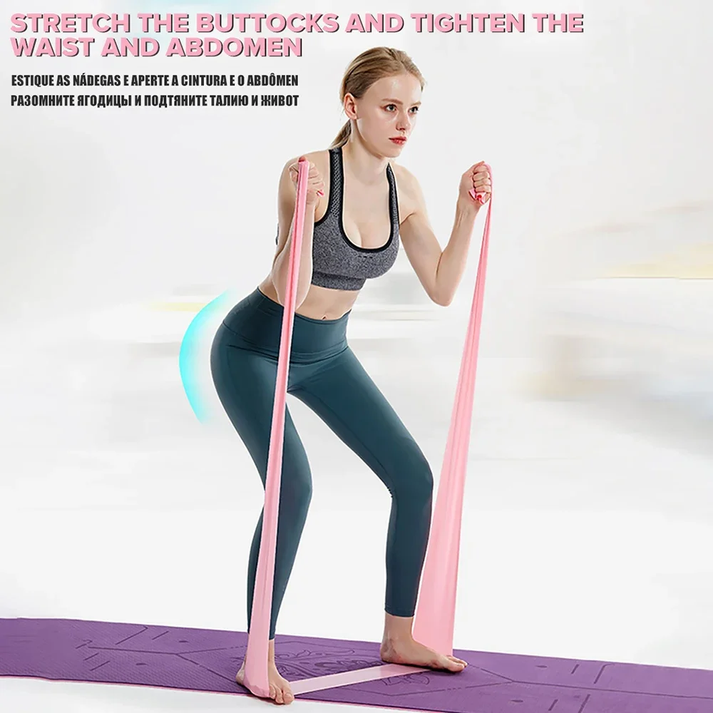 Эластичная резиновая лента для – обзор и цена Pilates Bar Kit With Resistance Bands