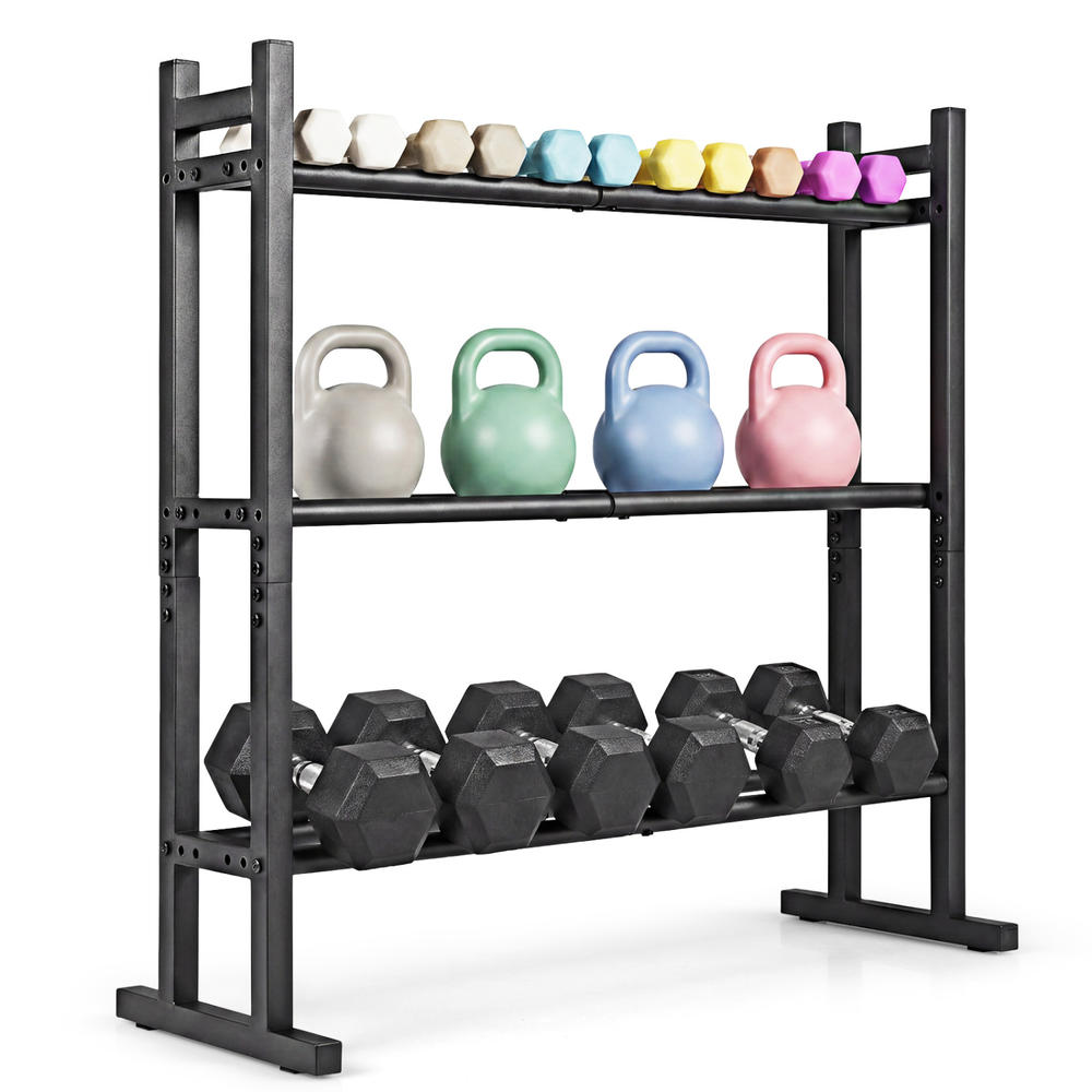 Усиленная 3-ярусная стойка для – обзор и цена Fitness Equipment