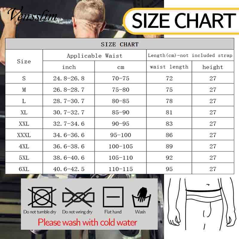 Vensslim мужской тренажер для  – обзор и цена Sweat Waist Trainer Belt Neoprene