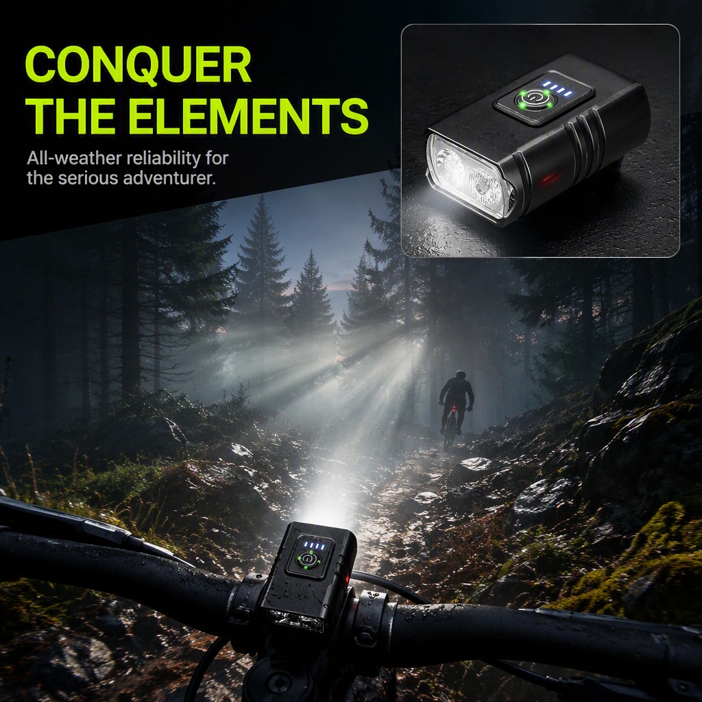 Велосипедный фонарь с USB-заря – обзор и цена Rechargeable Bicycle Headlight 1000 Lumen