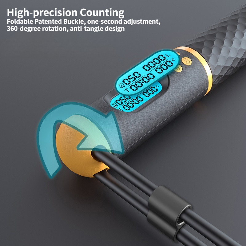Умная скакалка, новая беспрово – обзор и цена Smart Jump Rope Digital Counter
